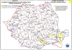 Avertizare cod galben de inundaţii în opt judeţe din România. Harta zonelor afectate Avertizare cod galben de inundaţii în opt judeţe din România. Harta zonelor afectate