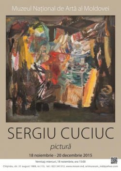 Expoziția de picturi semnate de Sergiu Cuciuc va fi inaugurată mâine la Muzeul Național de Artă Expoziția de picturi semnate de Sergiu Cuciuc va fi inaugurată mâine la Muzeul Național de Artă