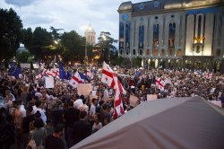 VIDEO /// Anti-Russian protest in Georgia's capital, Tbilisi VIDEO /// Anti-Russian protest in Georgia's capital, Tbilisi