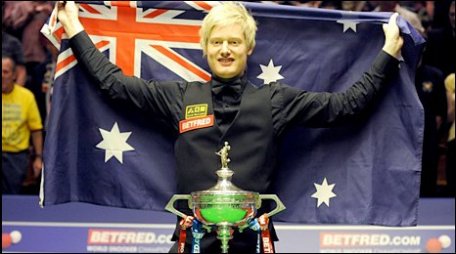 Snooker: Australianul Neil Robertson este noul Campion Mondial Snooker: Australianul Neil Robertson este noul Campion Mondial