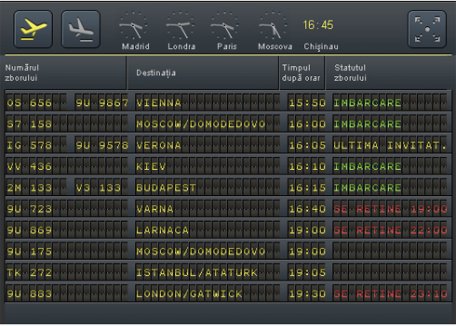 Orarul zborurilor Air Moldova a fost dat peste cap Orarul zborurilor Air Moldova a fost dat peste cap