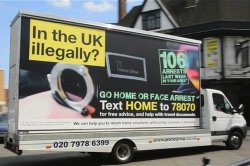 Campania „Duceți-vă acasă” din Marea Britanie a fost un eșec Campania „Duceți-vă acasă” din Marea Britanie a fost un eșec