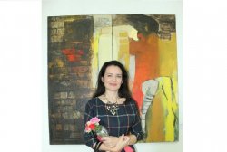 Pictoriţa Victoria Cozmolici a vernisat cea de-a 11-a expoziţie personală Pictoriţa Victoria Cozmolici a vernisat cea de-a 11-a expoziţie personală