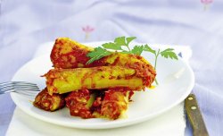 (REȚETA ZILEI) Praz umplut cu piept de pui (REȚETA ZILEI) Praz umplut cu piept de pui