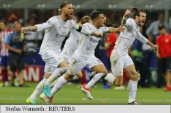 Real Madrid a învins Atletico Madrid la loviturile de departajare şi a câştigat Liga Campionilor a 11-a oară în istorie Real Madrid a învins Atletico Madrid la loviturile de departajare şi a câştigat Liga Campionilor a 11-a oară în istorie