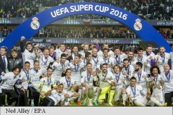 Fotbal: Real Madrid a câștigat Supercupa Europei după prelungiri, 3-2 cu Sevilla FC Fotbal: Real Madrid a câștigat Supercupa Europei după prelungiri, 3-2 cu Sevilla FC
