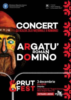 Argatu’, romaN și DOMINO, în concert la Chișinău, de Ziua Națională a României Argatu’, romaN și DOMINO, în concert la Chișinău, de Ziua Națională a României