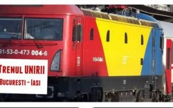 Trenul Unirii, tras de o locomotivă tricoloră, pleacă marţi dimineaţă din Gara de Nord către Iaşi Trenul Unirii, tras de o locomotivă tricoloră, pleacă marţi dimineaţă din Gara de Nord către Iaşi