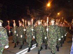 Retragerea cu torţe, cel mai spectaculos moment al manifestărilor dedicate Micii Uniri la Iaşi Retragerea cu torţe, cel mai spectaculos moment al manifestărilor dedicate Micii Uniri la Iaşi