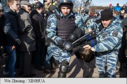 Manifestații anticorupție în Rusia: Putin apără intervenția în forță a poliției Manifestații anticorupție în Rusia: Putin apără intervenția în forță a poliției