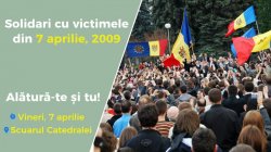 Flashmob dedicat comemorării evenimentelor din 7 aprilie 2009 Flashmob dedicat comemorării evenimentelor din 7 aprilie 2009