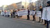 VIDEO/// Protest in fata Procuraturii Generale împotriva Companiei Glorinal