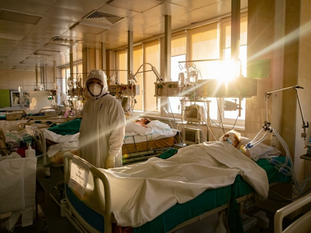 VIDEO Trei bolnavi de Covid au MURIT într-un incendiu la un spital din Rusia
