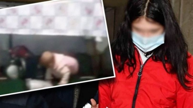 VIDEO/ Tânăra și iubitul ei, care au ucis cu cruzime fetița de doi ani de la Ciocana, în fața magistraților. Procurorii cer prelungirea arestului